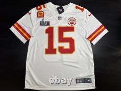 Maillot Vapor Limited Large Mahomes #15 Super Bowl LVII 57 Cousu Chiefs