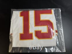 Maillot Vapor Limited Large Mahomes #15 Super Bowl LVII 57 Cousu Chiefs