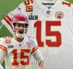 Maillot Vapor Limited Petit Mahomes #15 Super Bowl LVII 57 Brodé Chiefs