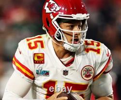 Maillot Vapor Limited Petit Mahomes #15 Super Bowl LVII 57 Brodé Chiefs