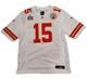 Maillot Blanc Pour Homme De Patrick Mahomes Des Kansas City Chiefs Nike Super Bowl Lix Taille Large