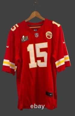 Maillot de Patrick Mahomes #15 Chiefs Nike Super Bowl LIV Rouge XL NEUF SANS ÉTIQUETTE