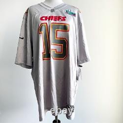 Maillot de football Nike des Kansas City Chiefs pour le Super Bowl LVII Patrick Mahomes pour homme en taille XXL