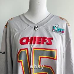 Maillot de football Nike des Kansas City Chiefs pour le Super Bowl LVII Patrick Mahomes pour homme en taille XXL