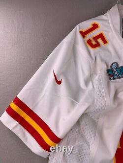 Maillot de jeu Nike Away Super Bowl LVII Patrick Mahomes Kansas City Chiefs pour hommes
