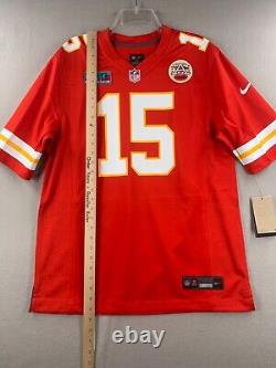 Maillot de jeu Nike Super Bowl LVII de Patrick Mahomes des Kansas City Chiefs pour Homme, Taille Moyenne