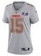 Maillot De Match Féminin Patrick Mahomes Kansas City Chiefs Super Bowl Lviii Gris S