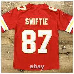 Maillot des Chiefs pour femmes Taylor Swift Travis Kelce Super Bowl Style Authentique SHARP