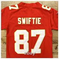 Maillot des Chiefs pour femmes Taylor Swift Travis Kelce Super Bowl Style Authentique SHARP