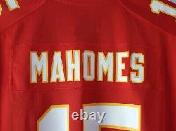 Maillot rouge Nike XXL avec patch du Super Bowl LVII de Patrick Mahomes des Kansas City Chiefs