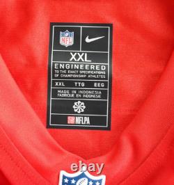 Maillot rouge Nike XXL avec patch du Super Bowl LVII de Patrick Mahomes des Kansas City Chiefs