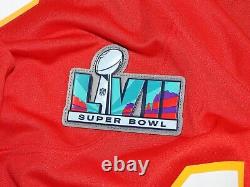 Maillot rouge Nike XXL avec patch du Super Bowl LVII de Patrick Mahomes des Kansas City Chiefs