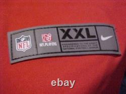 Maillot rouge XXL Nike pour homme, Chiefs Mahomes 15 Super Bowl 57, avec broderies sur le terrain KC 2XL