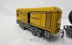 Marx 1930 Joy Line Fret Set Chiefs De Kansas City Rouge Jaune Super Bowl Train