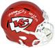 Mecole Hardman Signé Casque De Taille Réelle Des Kansas City Chiefs Super Bowl Lviii Gw Td