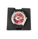 Montre De La Série Universitaire Des Champions Du Super Bowl Kansas City Chiefs 47 Mm En Silicone Noir