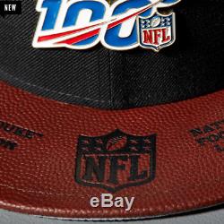 NFL 100 New Era Snapback Hat Wilson # 41/100 Officiel Ball Game Super Chiefs Bowl