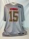Nfl Hommes Kc Chiefs Patrick Mahomes Maillot Super Bowl Lvii #15 Gris Taille Xxl