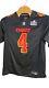 Nwt Nike Nfl Rashee Rice #4 Chiefs Maillot Super Bowl Lviii Noir Sur Le Terrain Large