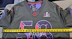 Nike Anthracite Super Bowl LVIII 58 Maillot Édition Limitée Classique Cool 2XL NWT