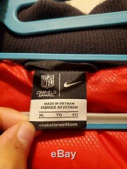 Nike Kansas City Chiefs NFL Hommes Onfield 650 Destroyer Down Jacket Taille XL Noir