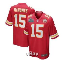 Nike Kansas City Chiefs Patrick Mahomes Super Bowl LIV Home Game Jersey Complet