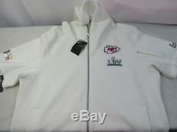 Nike Kansas City Chiefs Super Bowl LIV 54 Nuit Des Médias Showout À Capuche Taille XL Sb
