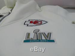 Nike Kansas City Chiefs Super Bowl LIV 54 Nuit Des Médias Showout À Capuche Taille XL Sb