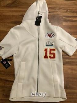 Nike Kc Chefs Patrick Mahomes Super Bowl 54 Media Night Showout Hoodie Small