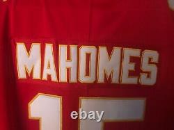 Nike On Field Stitched Custom Patrick Mahomes Super Bowl LIV Jersey Grands Chefs