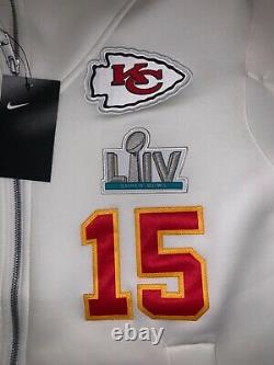 Nike Patrick Mahomes Kansas City Chiefs Super Bowl Hommes LIV Media Night Hoodie