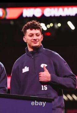 Nike Super Bowl LVIII Patrick Mahomes Kc Chiefs Soirée d'ouverture Polaire Large Nwt
