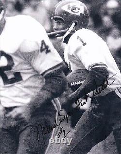 Noland Super Gnat Smith Chefs 1969 Super Bowl IV Champ Signé 8x10 Autograph