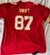 Nouveau Maillot Taylor Swift Chiefs #87 Travis Kelce Kansas City Super Bowl