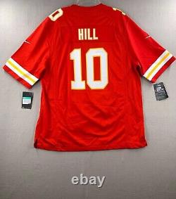 Nouveau maillot de jeu Nike Super Bowl LIV pour homme Tyreek Hill des Kansas City Chiefs, taille XL avec étiquette