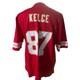 Nouveau Maillot De Jeu Nike De Travis Kelce Des Kansas City Chiefs Pour Le Super Bowl Lviii Rouge L