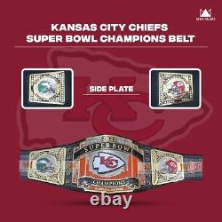 Nouvelle ceinture de champion du Super Bowl personnalisée des Kansas City Chiefs