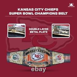 Nouvelle ceinture de champion du Super Bowl personnalisée des Kansas City Chiefs