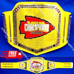 Nouvelle ceinture de championnat Super Bowl 58 des Kansas City Chiefs KC de 2024, taille adulte 2mm