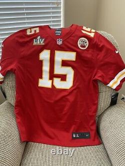 Nwt XL Patrick Mahomes #15 Super Bowl LV 55 Kansas City Chiefs Jersey Red New