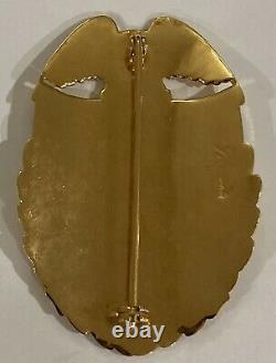 Obsolète Jacksonville, Floride Chef De La Police Super Bowl Badge Hallmark Blackinton