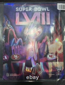 PROGRAMME OFFICIEL DU SUPER BOWL LVIII 58 SIGNÉ Kansas City Chiefs contre 49ers
