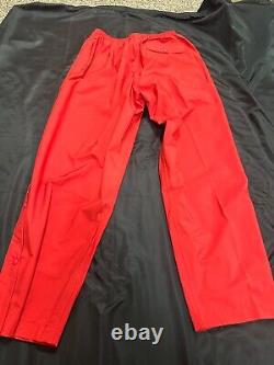 Pantalon de pluie Nike Kansas City Chiefs Storm On Field Taille 2XL Neuf Rouge Fabriqué aux États-Unis