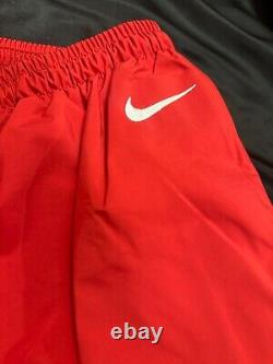 Pantalon de pluie Nike Kansas City Chiefs Storm On Field Taille 2XL Neuf Rouge Fabriqué aux États-Unis