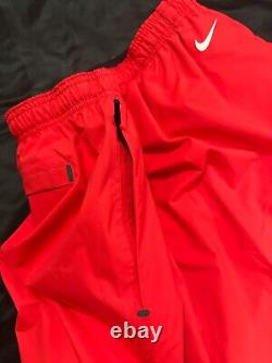 Pantalon de pluie Nike Kansas City Chiefs Storm On Field Taille 3XL neuf Rouge Fabriqué aux États-Unis