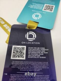 Passes d'accès au Super Bowl LIV 2020 Club Hospitalité Pregame & Lanière Chiefs