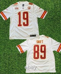 Patch Super Bowl sur mesure de Taylor Swift pour maillot des Kansas City Chiefs 1989 XL