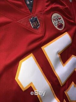 Patrick Chefs Mahomes Rouge Super Bowl Blanc À L'extérieur De Vapeur Limitée Authentique Maillots