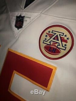 Patrick Chefs Mahomes Rouge Super Bowl Blanc À L'extérieur De Vapeur Limitée Authentique Maillots