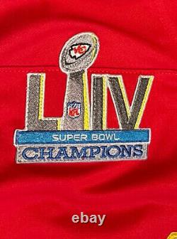 Patrick Mahomes #15 Kansas City Chiefs Red Super Bowl 54 Jersey 2xl